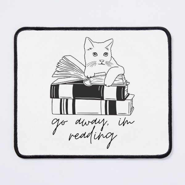 Item preview, Cat Go Away I'm Reading designed and sold by anaraee.