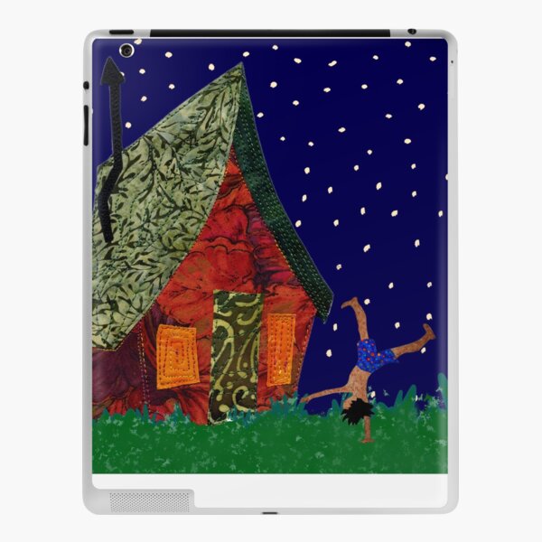 Cartwheels on a starry night iPad Skin