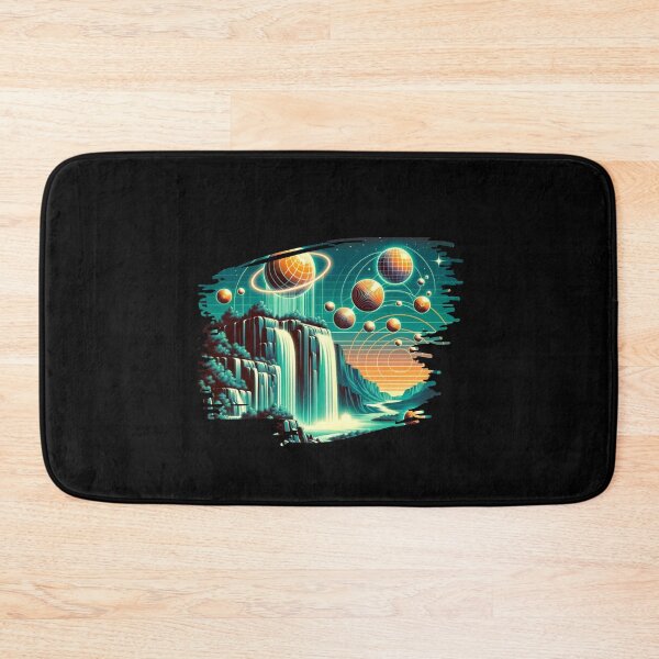 Item preview, "Cosmic Falls: The Celestial Waterfront" designed and sold by ChromaticBlend.