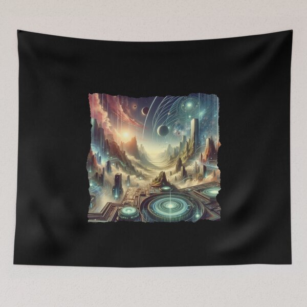 Item preview, Galactic Nexus: Sunrise at the Edge of Infinity designed and sold by ChromaticBlend.
