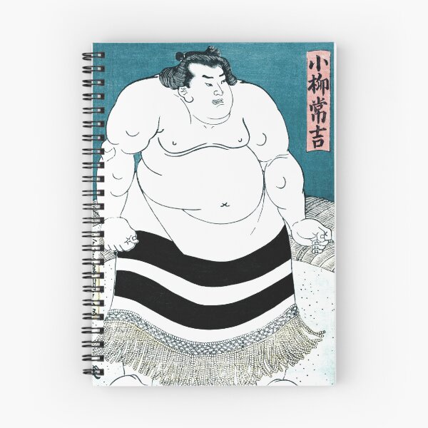 Item preview, The Sumo Wrestler, Koyanagi Tsunekichi (1840) Illustration by Utagawa Kunisada designed and sold by BossyCatHome.