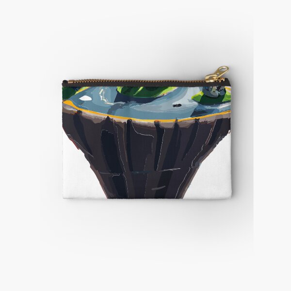 Item preview, An island in the middle of the ocean with houses, cars, and aliens designed and sold by Mikano2.
