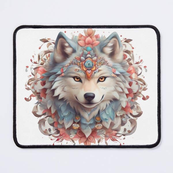 Item preview, Mandala Wolf designed and sold by ARIUSTR.