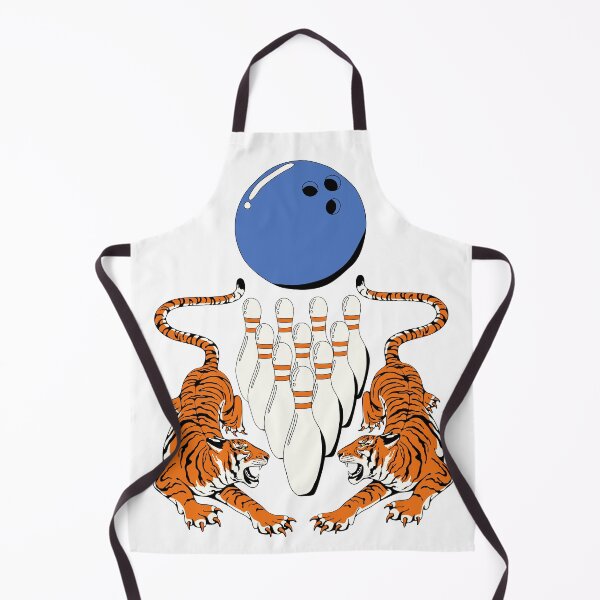 Item preview, Tiger Bowling Ball Sports Team Jersey - Bowler White Version designed and sold by Millusti.