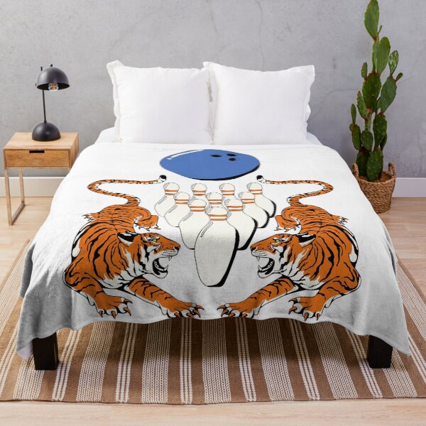 Item preview, Tiger Bowling Ball Sports Team Jersey - Bowler White Version designed and sold by Millusti.