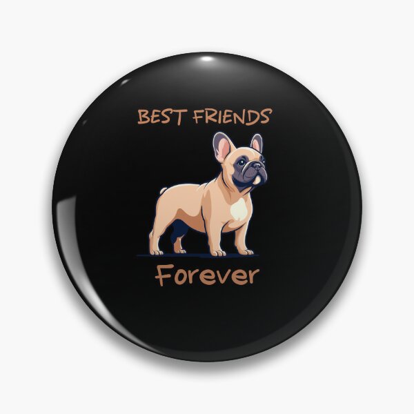 Item preview, Dog Best Friends Forever : Funny Cute French Bulldog designed and sold by ArtfulNook.