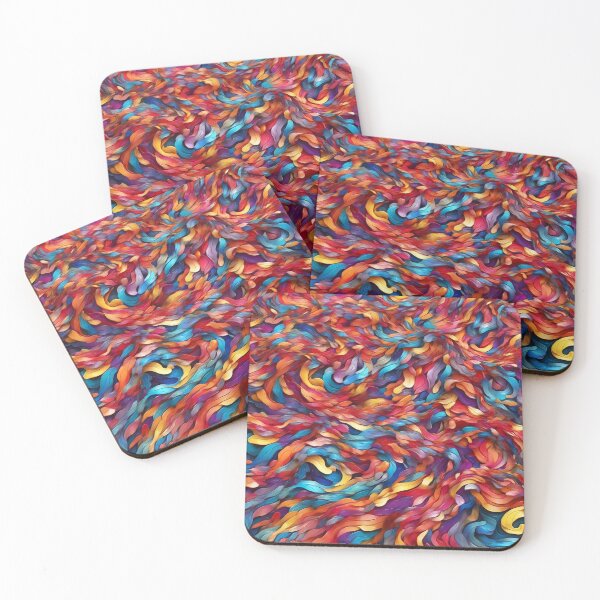 Item preview, Colorful Illusion Pattern designed and sold by DigiDreamyArt.