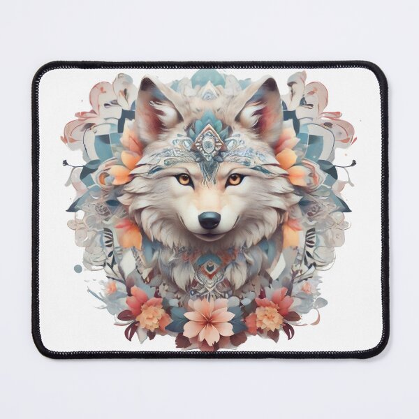 Item preview, Mandala Wolf designed and sold by ARIUSTR.