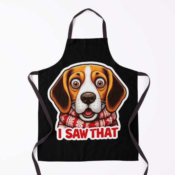 Item preview, I Saw That meme Beagle Dog Happy Holidays designed and sold by plushism.