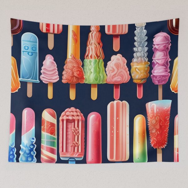 Item preview, Colorful Popsicle Pattern designed and sold by TheArtOfPat.
