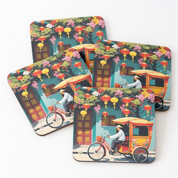 Item preview, CHINESE RICKSHAW designed and sold by PIGCASSOSAIART.