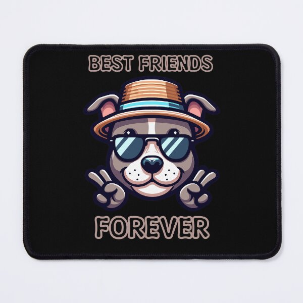Item preview, Dog Best Friends Forever : Funny Cute Pitbull designed and sold by ArtfulNook.