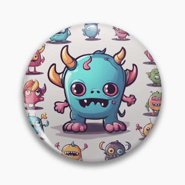 Artikelvorschau, Monströs bezaubernd: Niedliche kleine Monster Illustration 2 entworfen und verkauft von PatternXS.