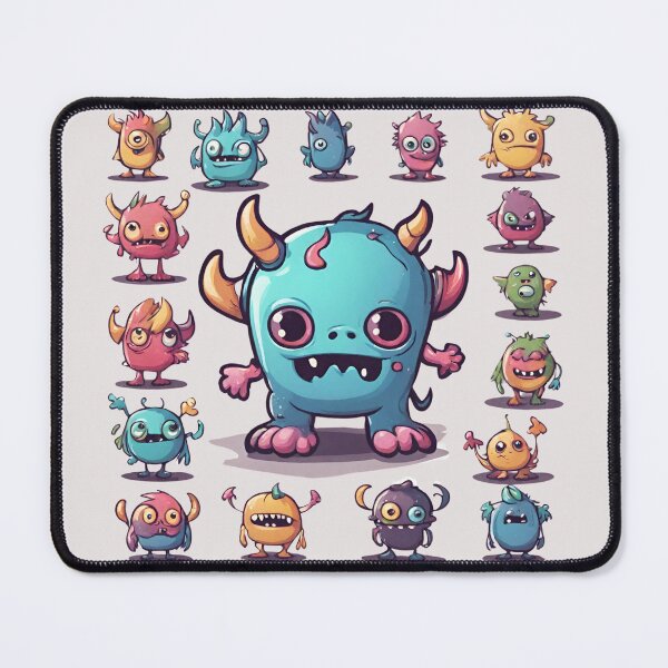 Item preview, Monstrously Adorable: Cute Little Monsters Illustration 2 designed and sold by PatternXS.
