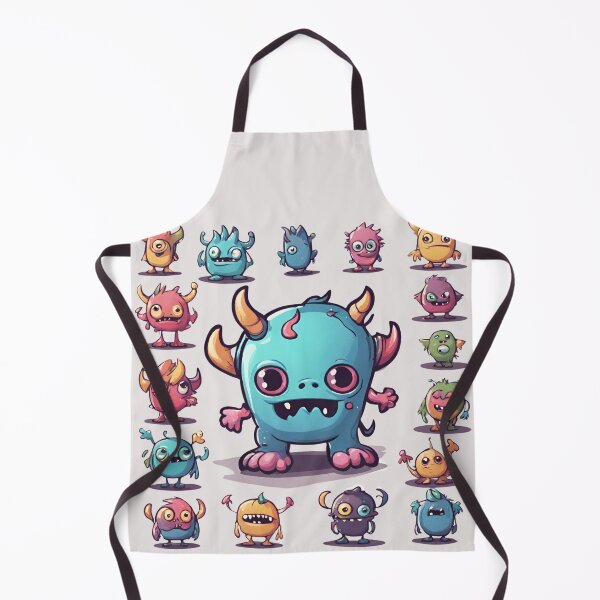 Item preview, Monstrously Adorable: Cute Little Monsters Illustration 2 designed and sold by PatternXS.