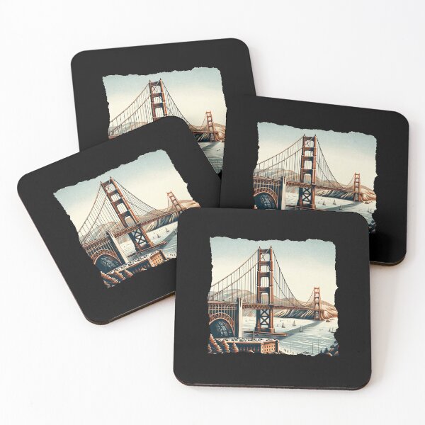 Item preview, "Golden Gate Retro: A San Francisco Tribute" designed and sold by ChromaticBlend.