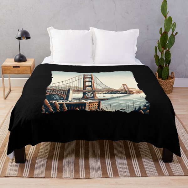 Item preview, "Golden Gate Retro: A San Francisco Tribute" designed and sold by ChromaticBlend.