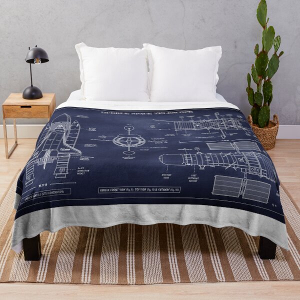 Artikelvorschau, Hubble Space Telescope (Blue Chalkboard) entworfen und verkauft von BGALAXY.