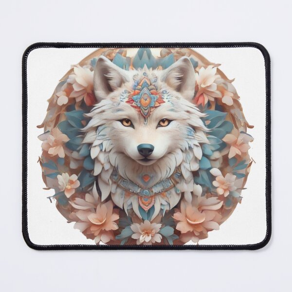 Item preview, Mandala Wolf designed and sold by ARIUSTR.