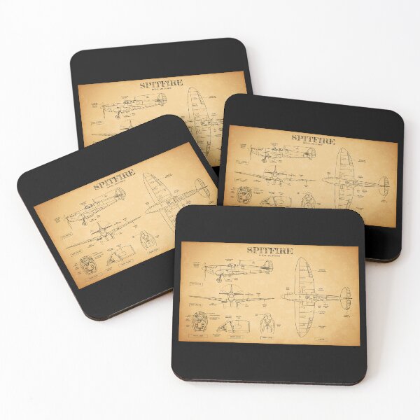 Item preview, SPITFIRE: Royal Air Force  (Aged Parchment) designed and sold by BGALAXY.