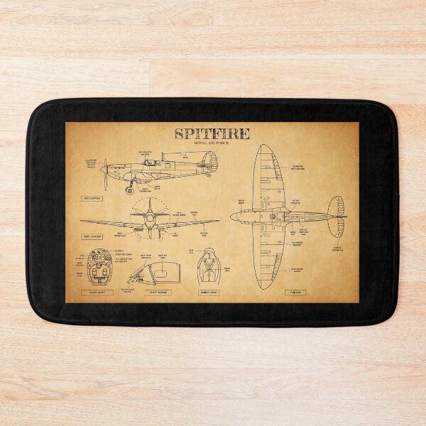 Item preview, SPITFIRE: Royal Air Force  (Aged Parchment) designed and sold by BGALAXY.