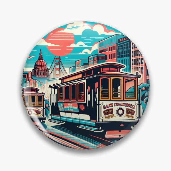 Item preview, "Cable Car Charm: A San Francisco Journey" designed and sold by ChromaticBlend.