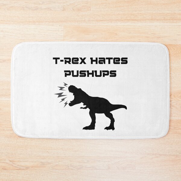 Item preview, T-rex hates pushups designed and sold by ShopWearInspire.