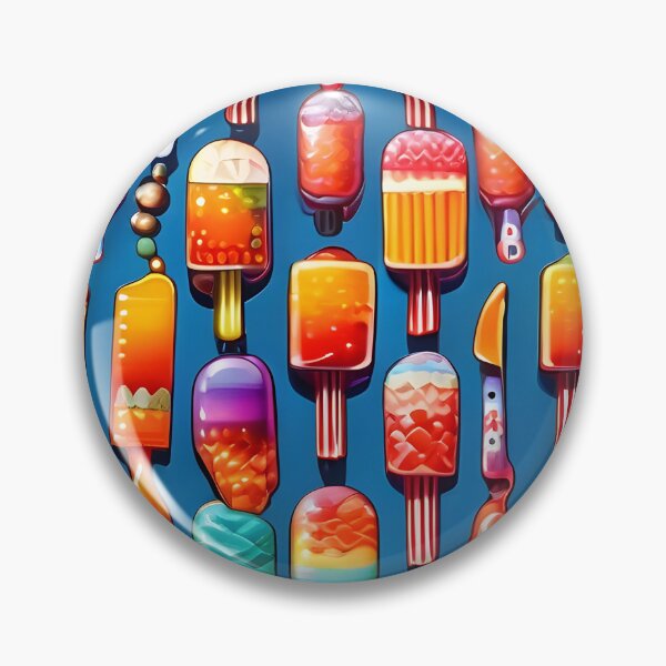 Item preview, Colorful Popsicle Pattern designed and sold by TheArtOfPat.