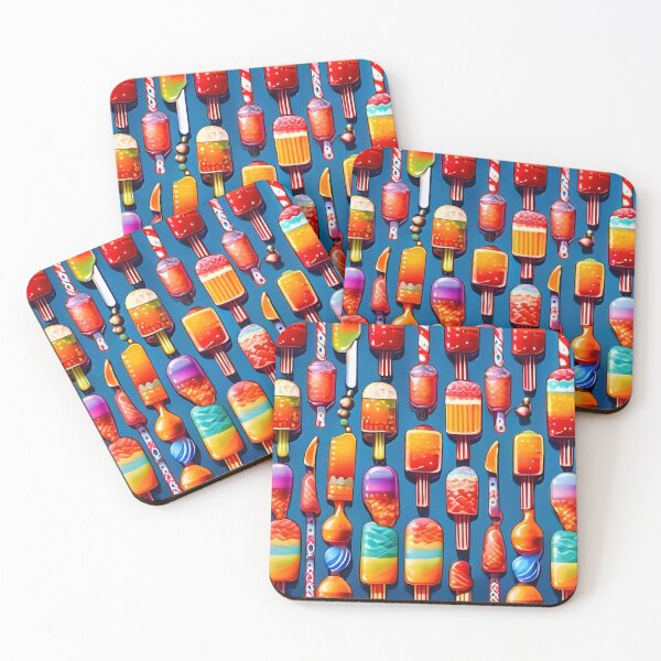 Item preview, Colorful Popsicle Pattern designed and sold by TheArtOfPat.