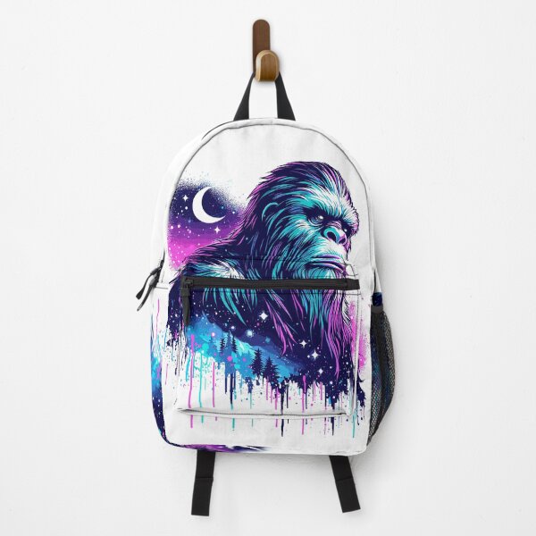 Item preview, Sasquatch Splatter Paint - Neon Sasquatch designed and sold by Design Raptor.