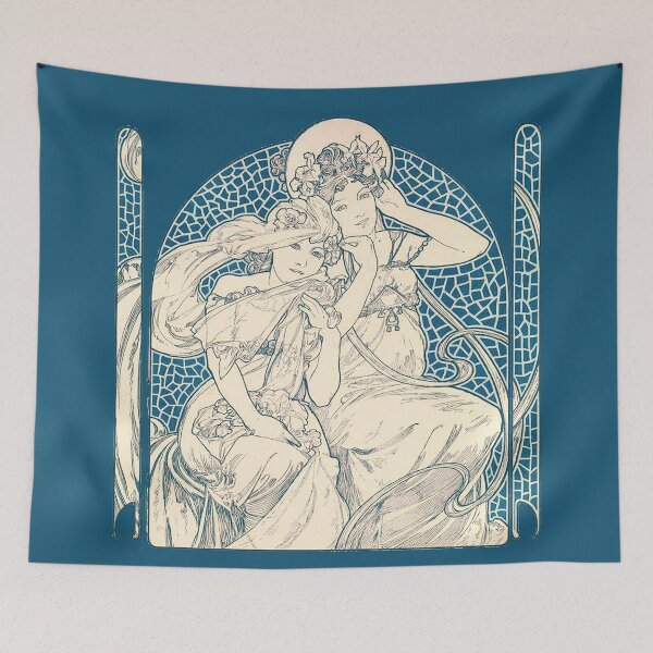 Item preview, Wiener Chic magazine cover by Alphonse Mucha. HIGH DEFINITION designed and sold by MINDTHECHERRY.