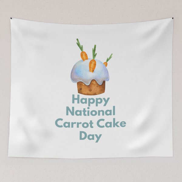 Item preview, National Carrot Cake Day designed and sold by Simo0455.