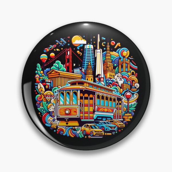 Item preview, San Francisco Spectrum: City of Vibrant Visions designed and sold by ChromaticBlend.
