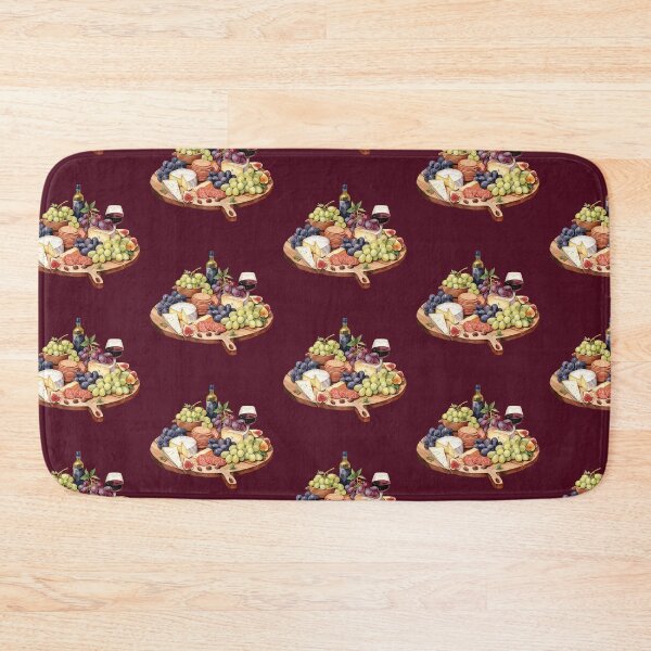 Item preview, Round Charcuterie Board With Cured Meat and Cheeses designed and sold by Alicia Chee.
