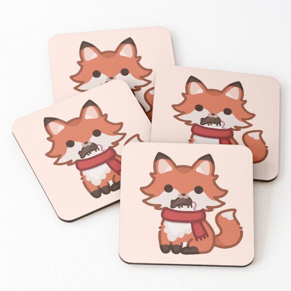 Item preview, Cute little Fox with a mouse designed and sold by Biszkompt.