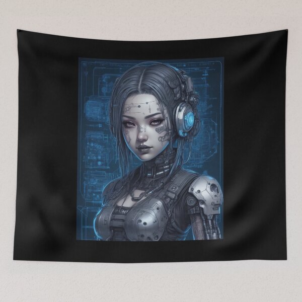 Item preview, CyberGirl - Cyberpunk Engineer - Blueprints designed and sold by Burn-Ego.