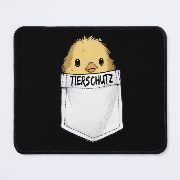 Item preview, Animal protection at heart: cute chicken as a breast pocket motif designed and sold by naturalvegan.