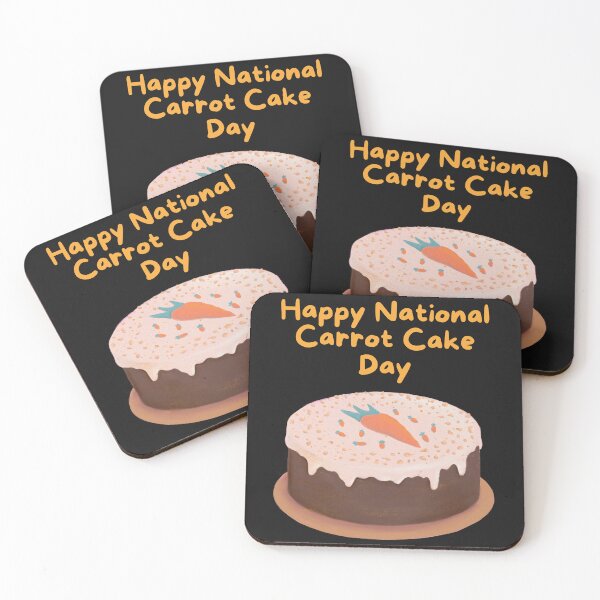 Item preview, National Carrot Cake Day designed and sold by Simo0455.