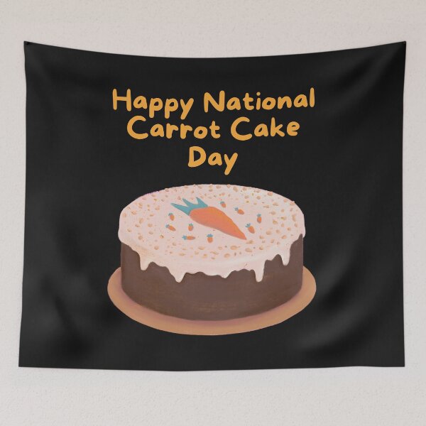 Item preview, National Carrot Cake Day designed and sold by Simo0455.