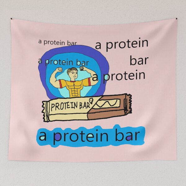 Artikelvorschau, Proteinriegel, Proteinriegel-Vintage-Muster entworfen und verkauft von zzzozzo.