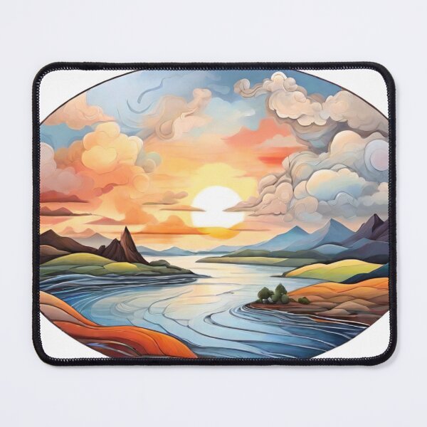 Item preview, Abstract Visions: Artistic Renderings of Sky, Clouds, and Lakes (269) designed and sold by WASjourney.