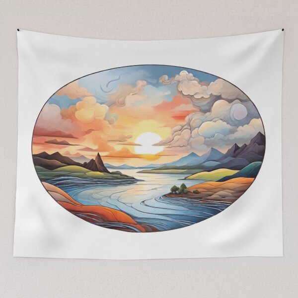 Item preview, Abstract Visions: Artistic Renderings of Sky, Clouds, and Lakes (269) designed and sold by WASjourney.