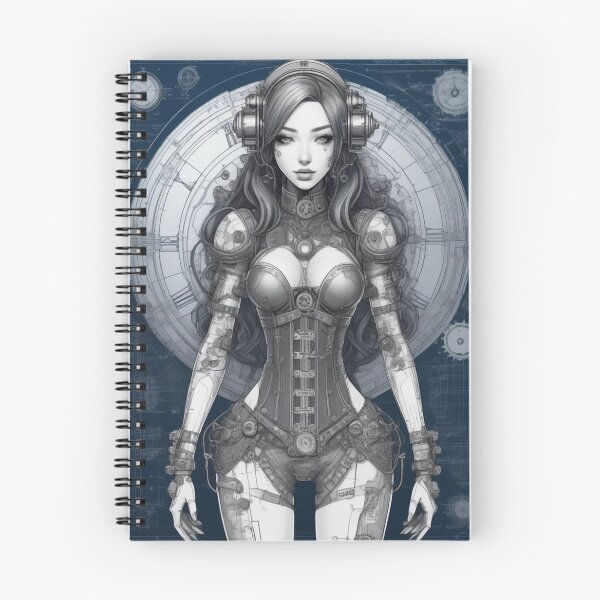 Item preview, Steampunk Girl, Clockwork Operator, Schematic Blueprints designed and sold by Burn-Ego.
