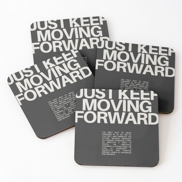Item preview, Just Keep Moving Forward - Motivational Quote - 2024 designed and sold by polaroidgaze.