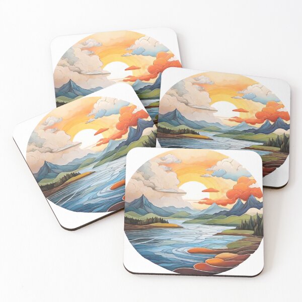 Item preview, Surreal Landscapes: Abstracted Depictions of Sun and Clouds (270) designed and sold by WASjourney.