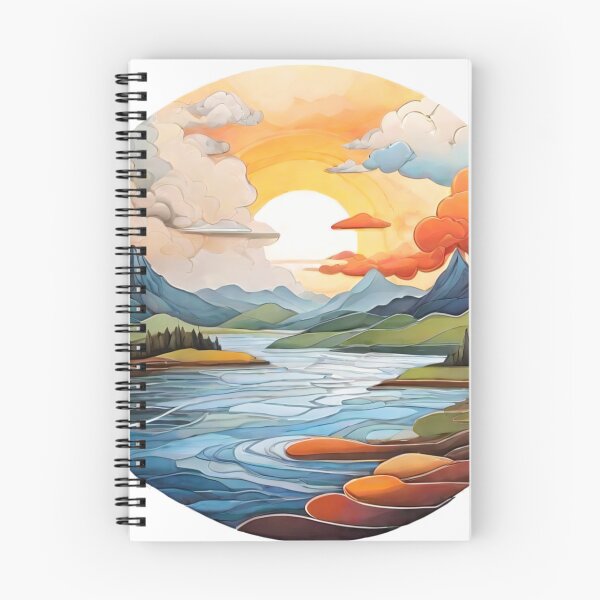 Item preview, Surreal Landscapes: Abstracted Depictions of Sun and Clouds (270) designed and sold by WASjourney.