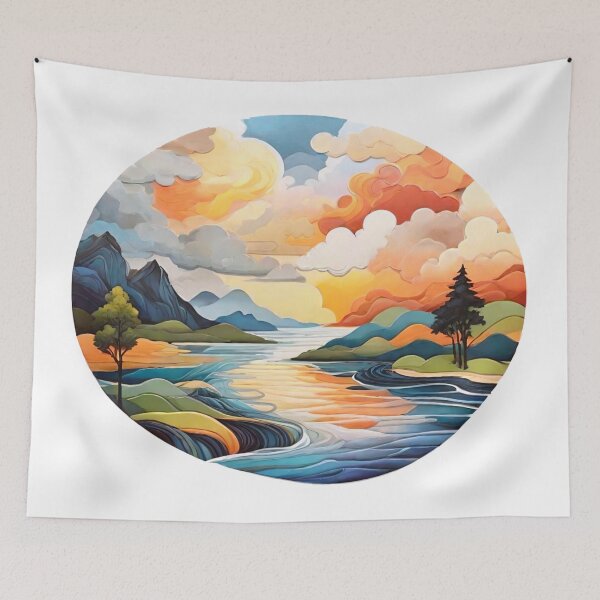 Item preview, Impressionistic Nature: Abstract Landscapes Celebrating Sun and River (271) designed and sold by WASjourney.