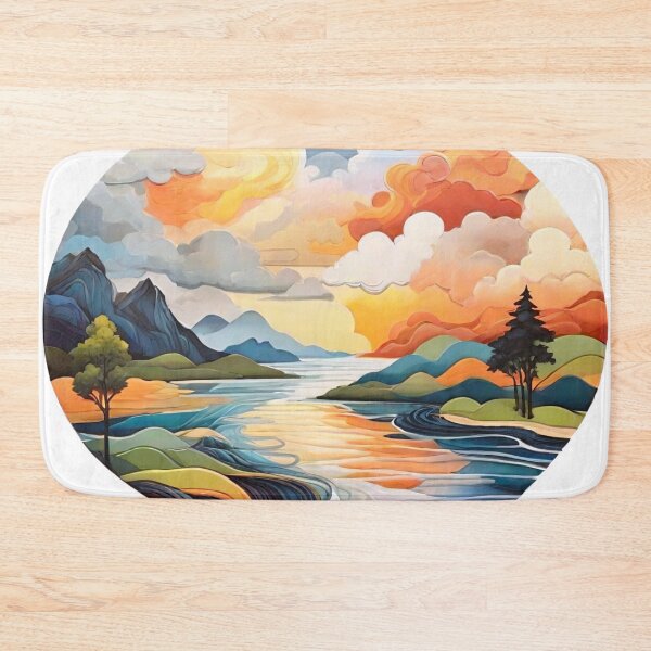 Item preview, Impressionistic Nature: Abstract Landscapes Celebrating Sun and River (271) designed and sold by WASjourney.