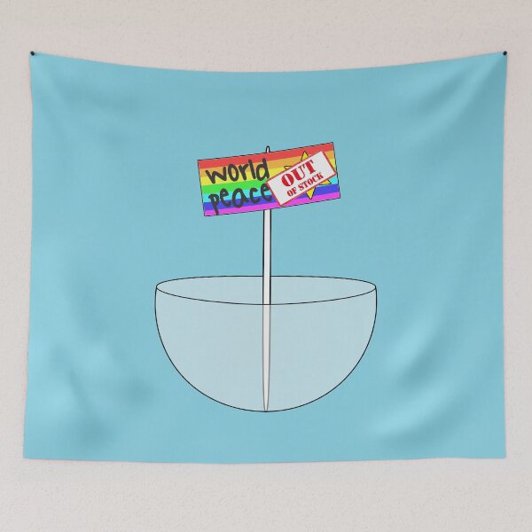 Item preview, World peace: currently not available designed and sold by shackledlettuce.