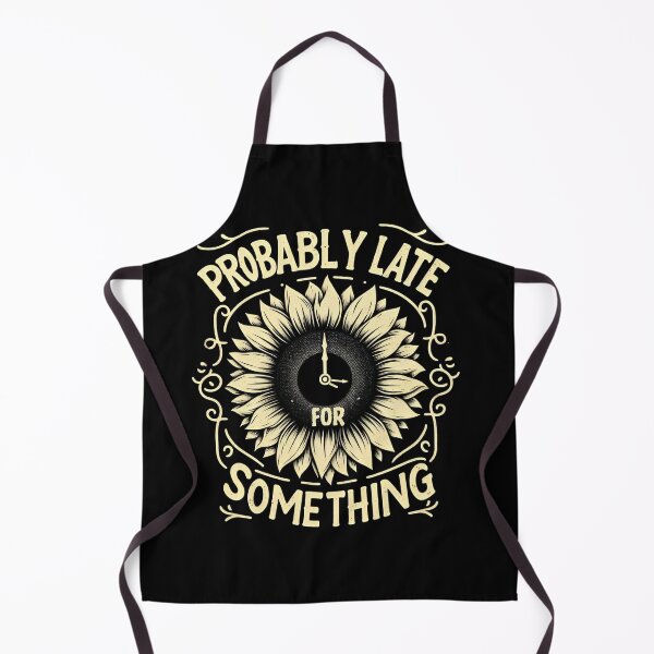 Item preview, Probably Late For Something Yellow Sunflower  designed and sold by SlocifieShop.